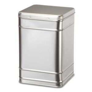 Standard teboks i sølv 2500g.