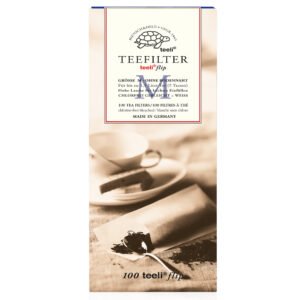 TeeliFlip Tefilterposer i hvitt papir medium